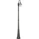 Orion 1 Light 94.63 inch Black Post Light, Solar